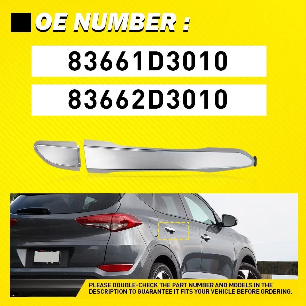 Chrome Door Handle for Rear Right Side - Hyundai Tucson 2016-2021