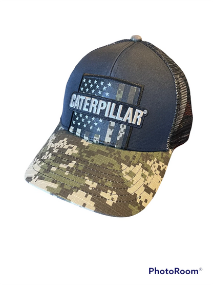 Caterpillar Defend Cap Digi Camo Black Hat