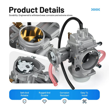 Carburetor & Intake Manifold for Yamaha Rhino 660 2004-2007