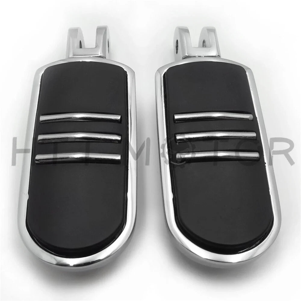 Set of 2 Streamliner Chrome Footpegs for Harley FXBB FXBR FXBRS FXLR (2018–Later)