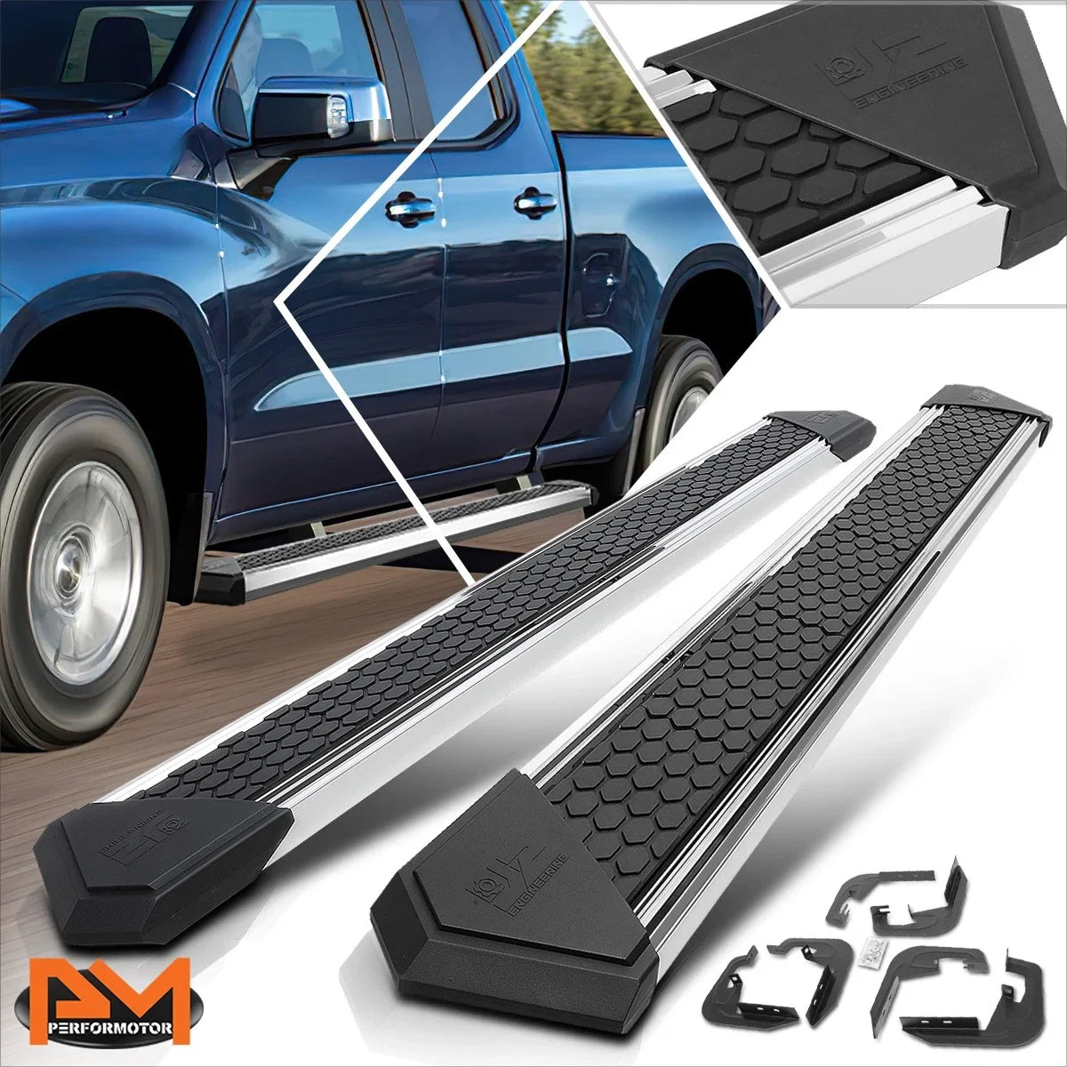 Step Bar Running Board J2 for GMC Sierra/Chevrolet Silverado EXT Cab 07-19