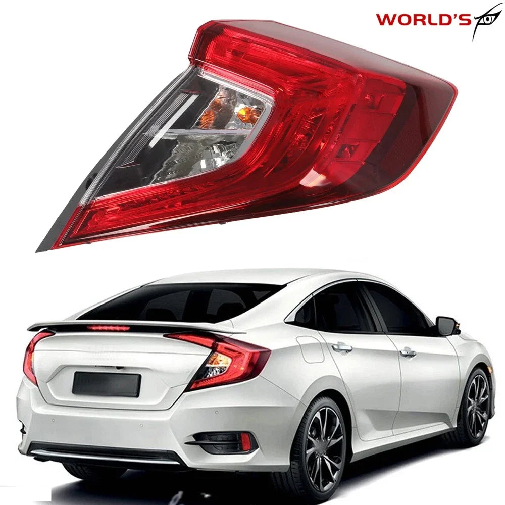Tail Light Lamp for Honda Civic (2016–2020) Halogen Right Passenger Side