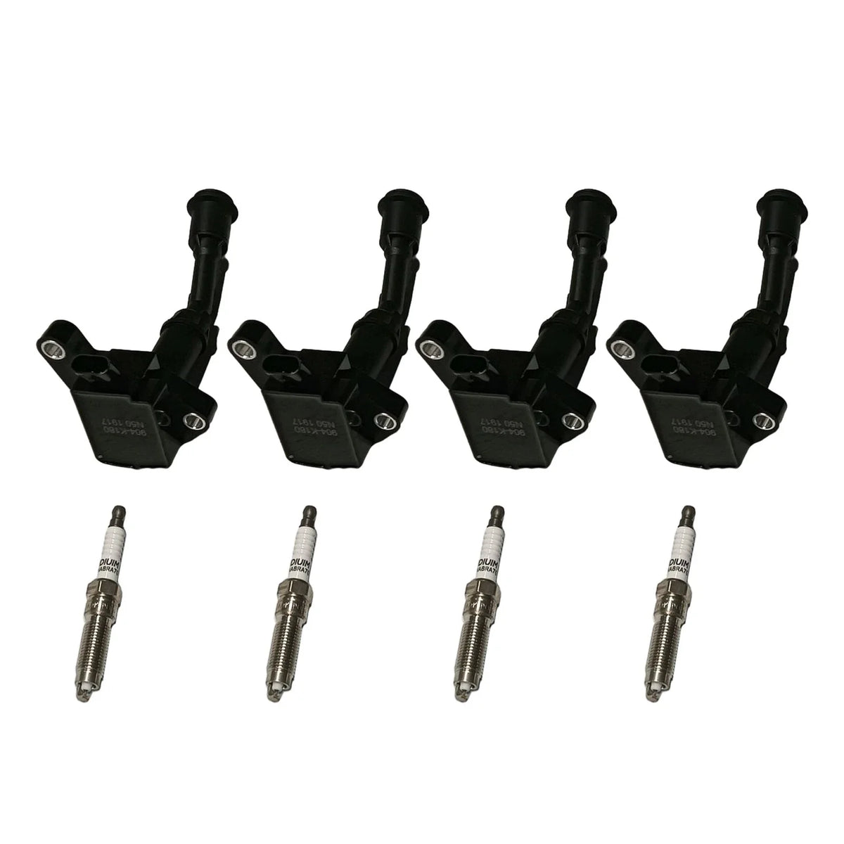 4X Ignition Coil & Spark Plug for Ford Escape (2017–2019) UF735