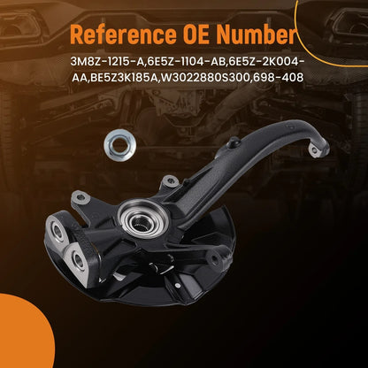 Front Right Steering Knuckle 6E5Z-1104-AB for Ford Fusion/MKZ/Milan 2006-2012
