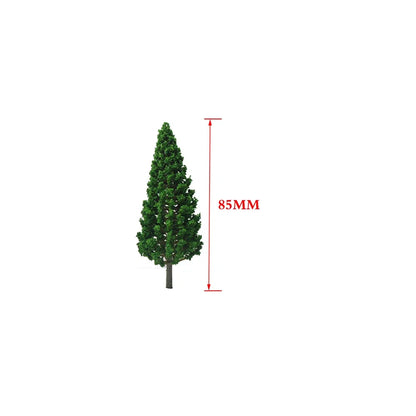20 Pieces of Pine Tree Scenery for Scale Model Railroad Diorama