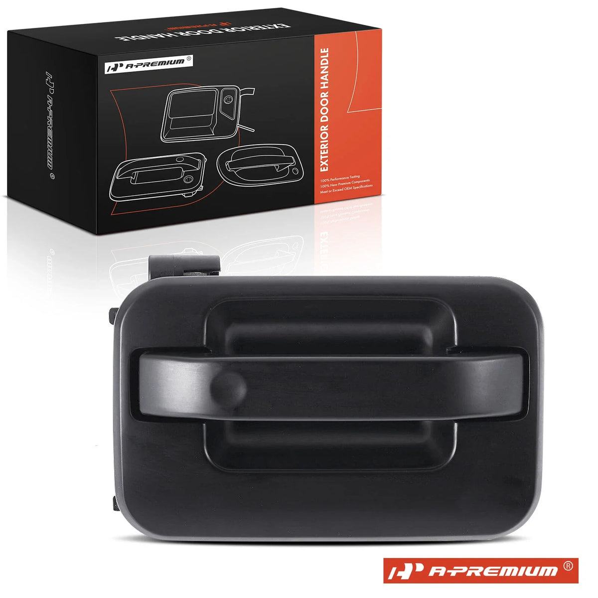Front Passenger Smooth Black Door Handle for Ford F-150 (2004–2014)