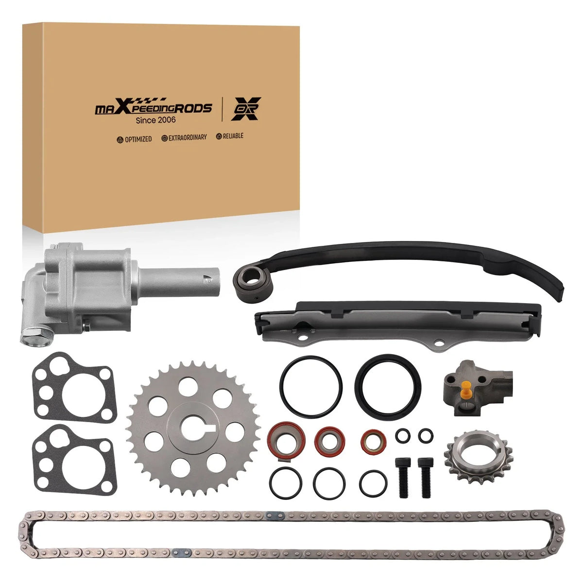 Timing Chain Kit with Oil Pump for Nissan D21 Pickup 240SX (1989–1997)