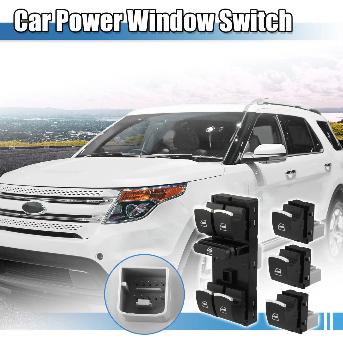 5ND959857 Car Master Power Window Switch for Volkswagen CC (2013–2017)