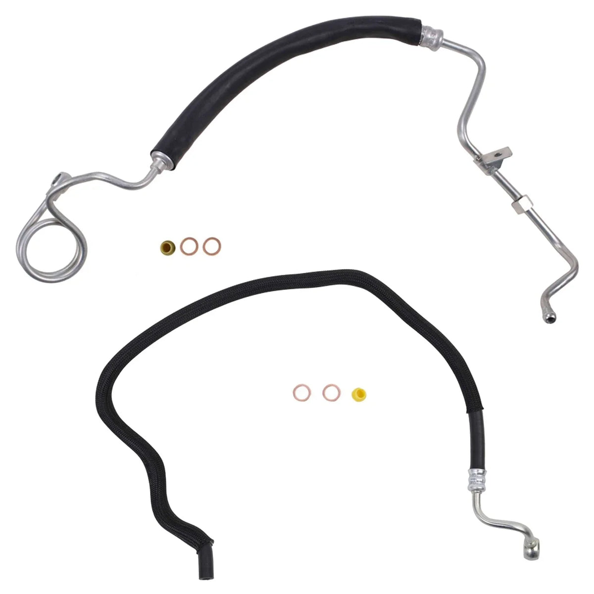 Sunsong Power Steering Pressure & Return Line Hose Kit for Audi A6 Quattro (2005–2011)