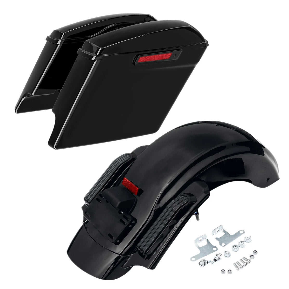 5" Saddlebags & Rear Fender Set for Harley CVO Touring 2014-2024