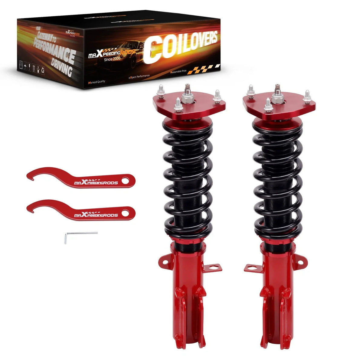 Adjustable Rear Coilovers Lowering Kit for Toyota Corolla (1987–2002)