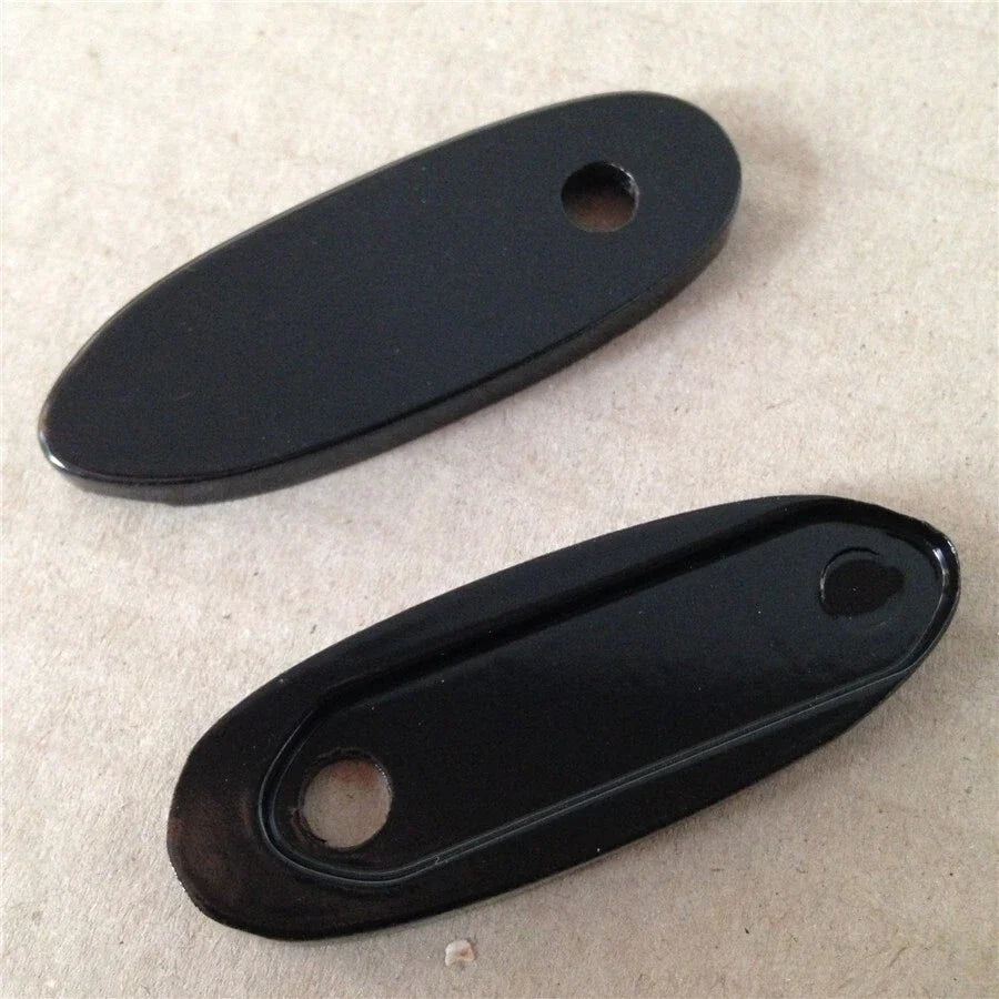 Black Motorcycle Mirror Block Off Base for Honda, Kawasaki, Yamaha, Suzuki