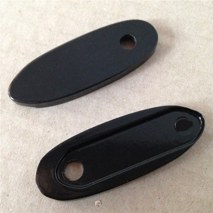Black Motorcycle Mirror Block Off Base for Honda, Kawasaki, Yamaha, Suzuki