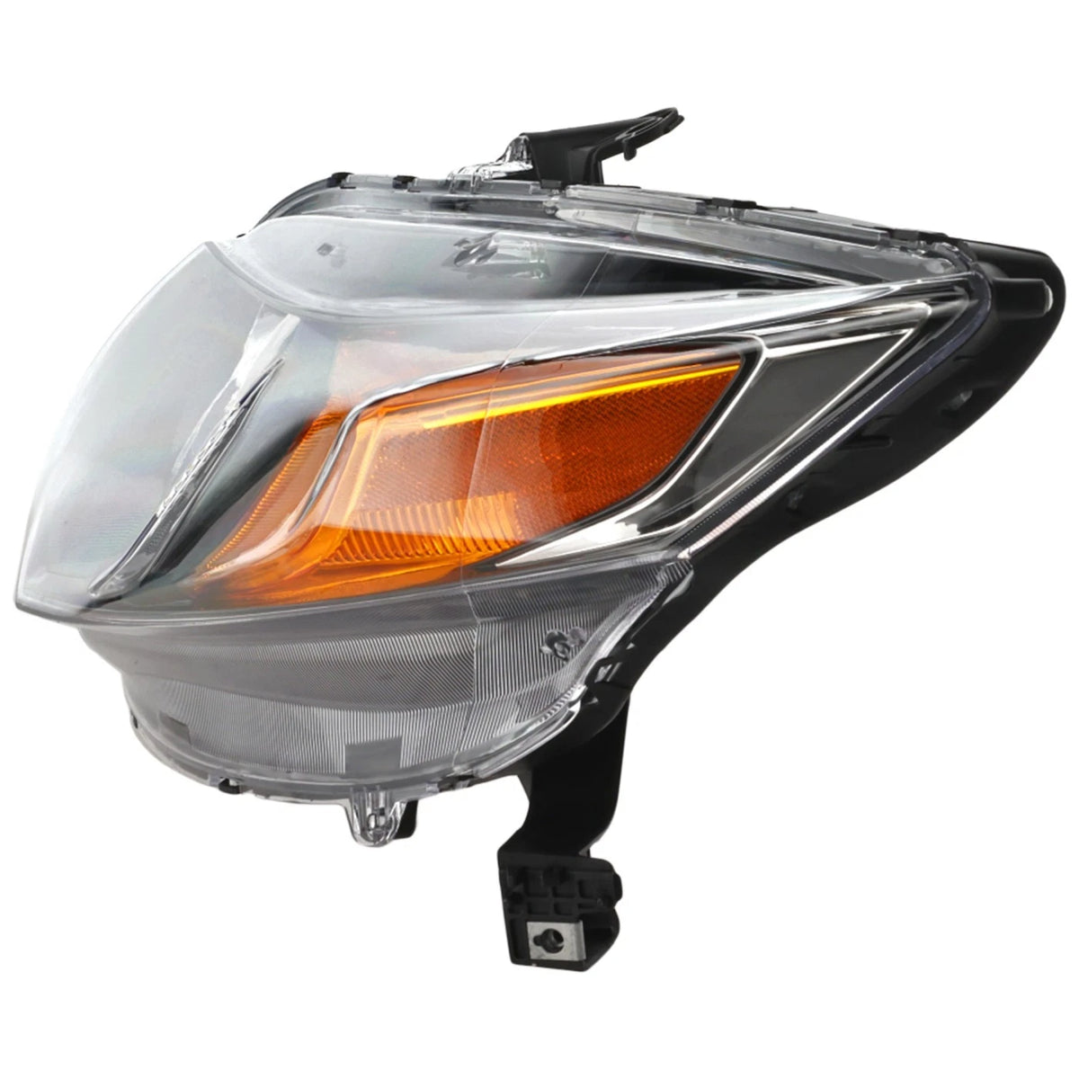 Driver Side Headlight for Honda Civic Coupe (2014–2015) Halogen with Bulb