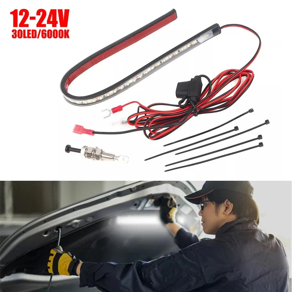 Under Hood LED Light Kit for Universal Vehicles (Automatic on/off)