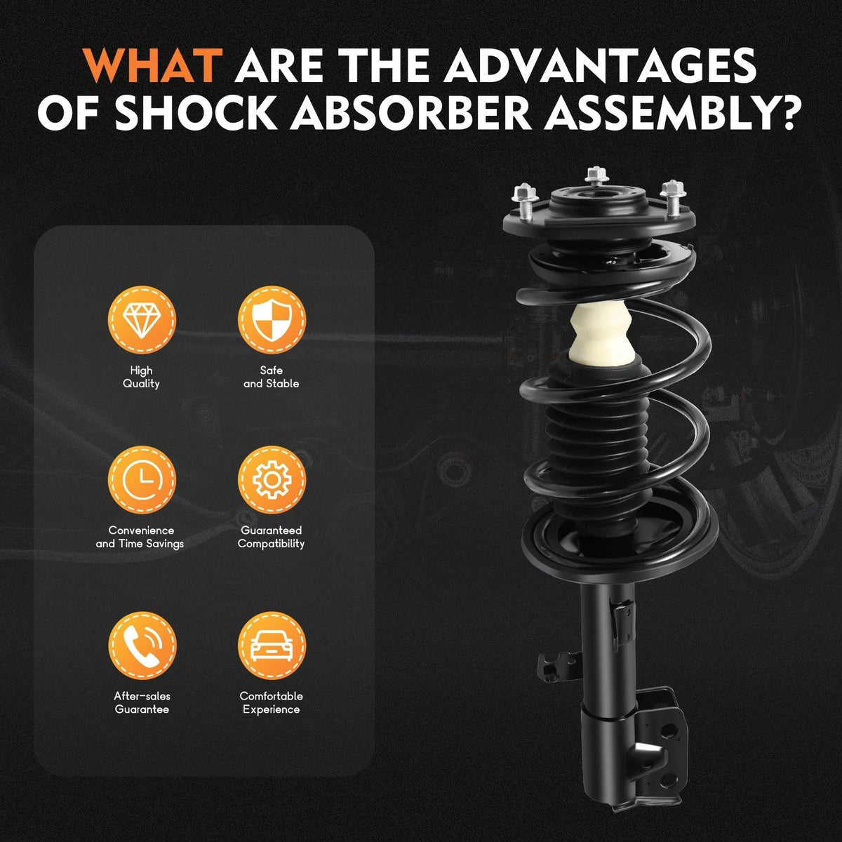 Front Struts and Shock Assembly for 2009-2013 Toyota Corolla