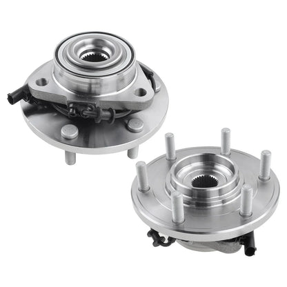 Front Wheel Hub & Bearing Set 2X for Nissan Titan Armada 2012-2015