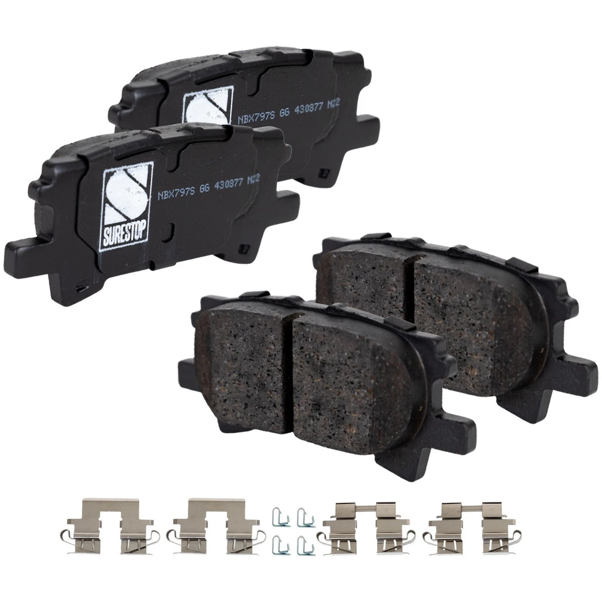 Brake Disc Rotors and Pads Kit for Toyota Highlander (2004–2007)