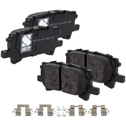 Brake Disc Rotors and Pads Kit for Toyota Highlander (2004–2007)