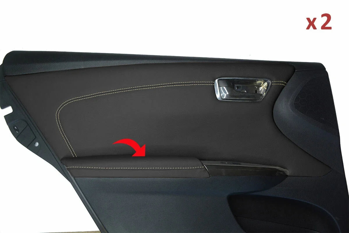 Rear Door Panel Armrest Cover for Toyota Avalon (2013–2018) Beige Stitch