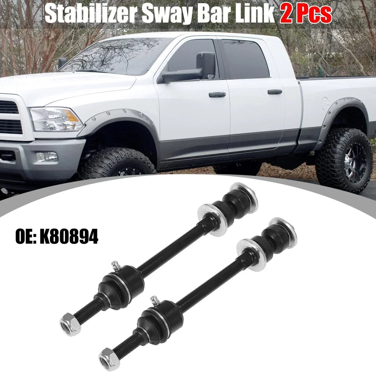Sway Bar End Links (Front) - Set of 2 for Dodge Ram 1500 2006-2010