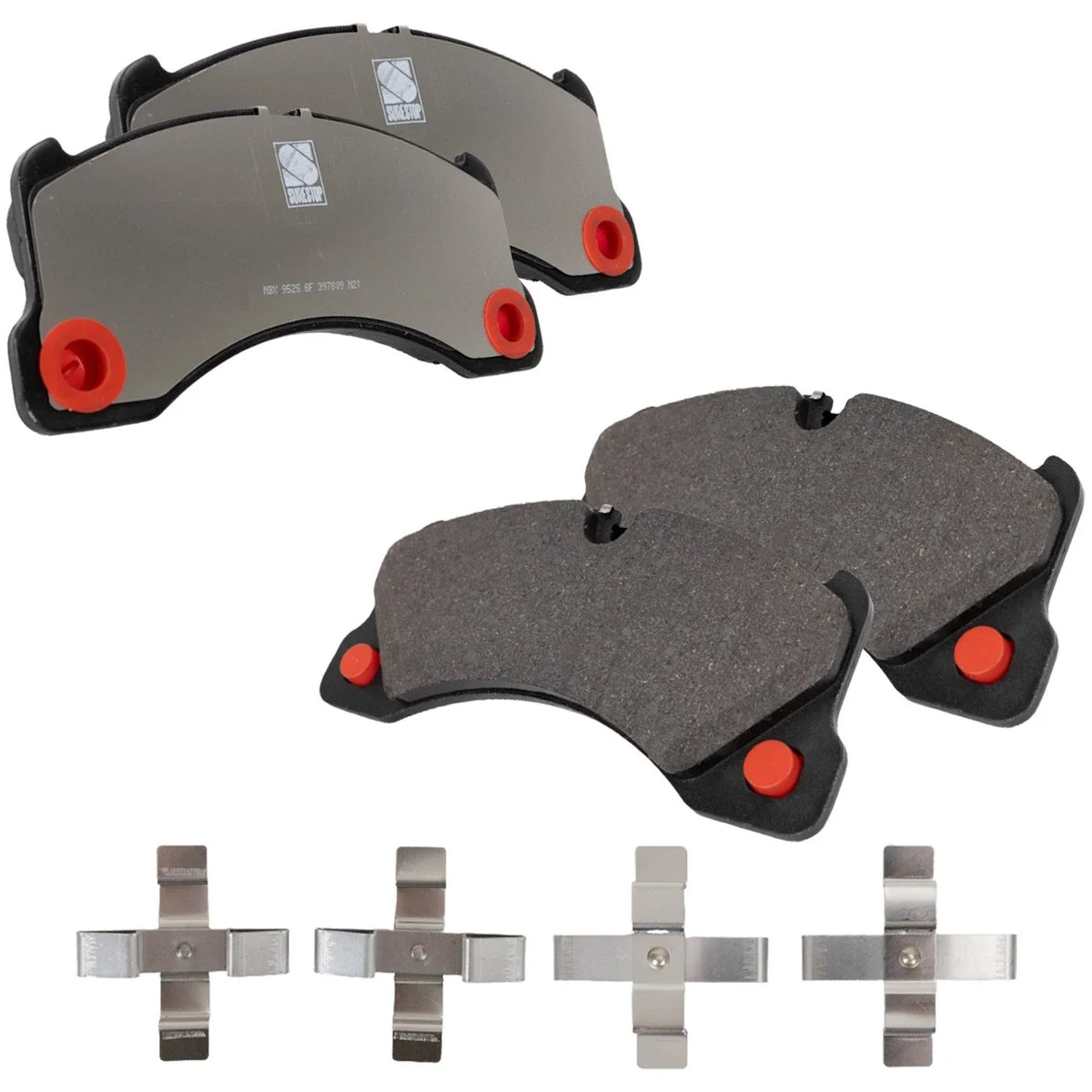Front Brake Rotors and Pads Set for 2009-2010 Porsche Cayenne