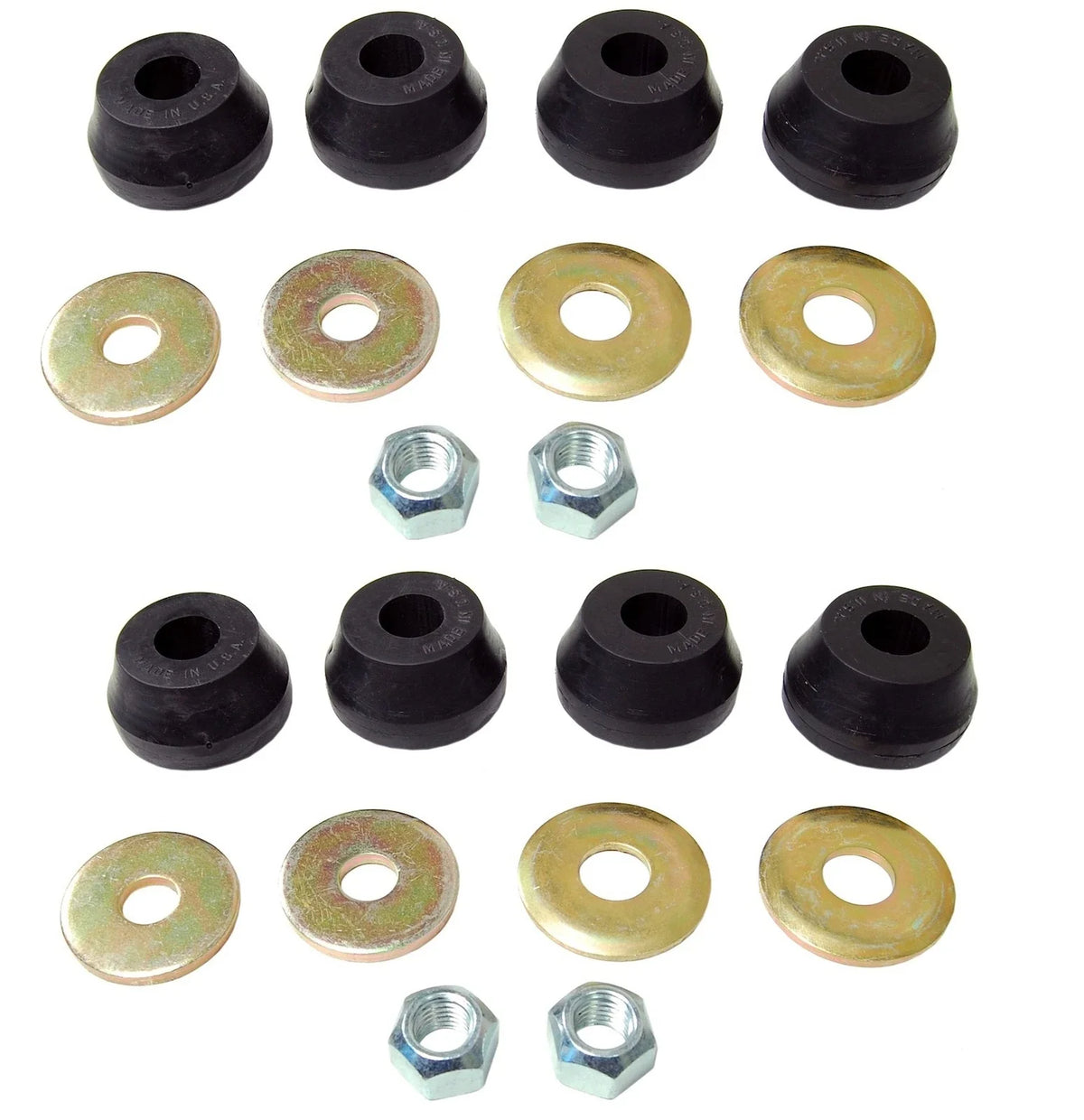 Set of 2 Rear Strut Rod Bushing Kits for Chrysler Dodge Neon (1995–2005)
