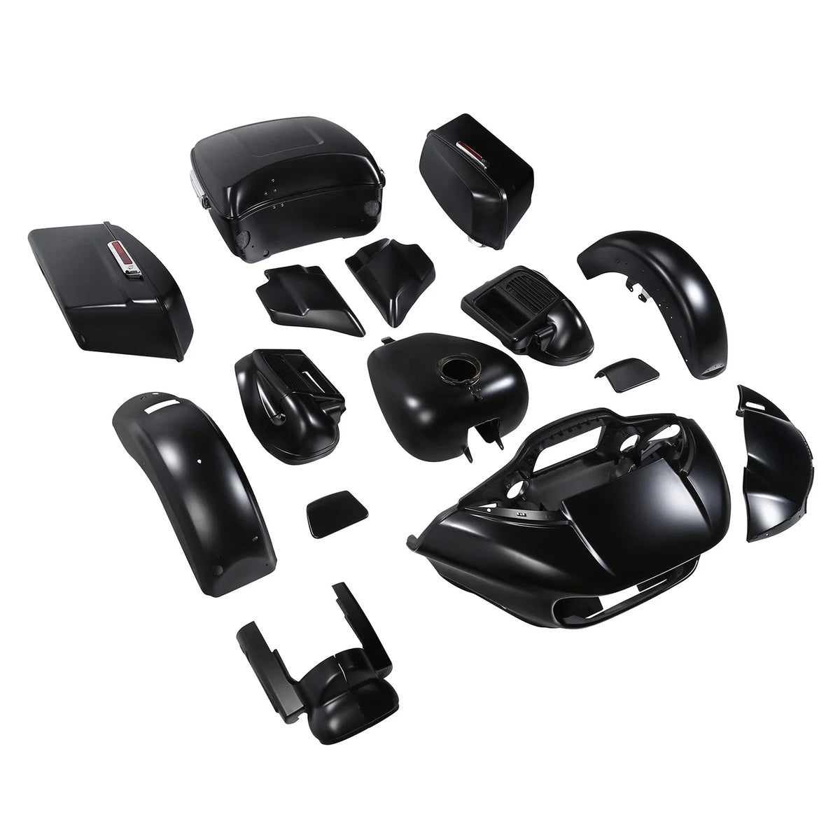 Fairings Body Kit for Harley Road Glide Limited (2015–2024) Black Denim