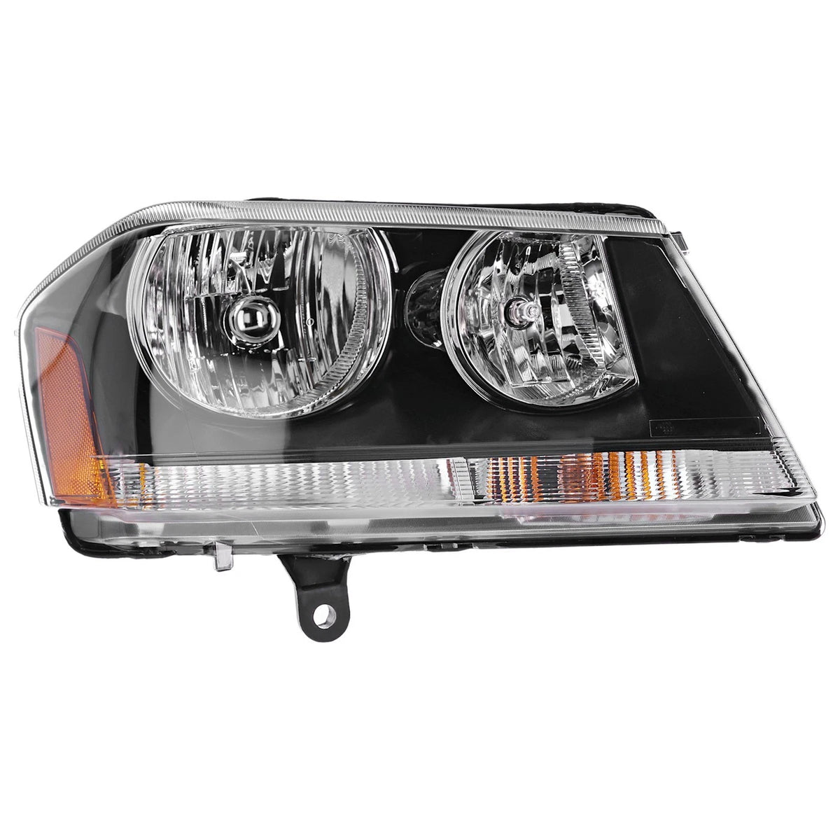 Right Headlight for Dodge Avenger (2012–2014) Halogen with Bulb
