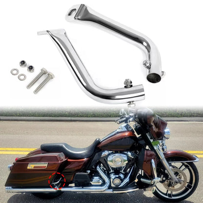 Saddlebag Guard Eliminator Brackets 2X Chrome for Harley Touring 1993–2013