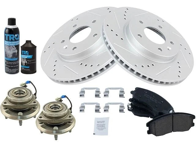 Front Brake Pad, Rotor & Wheel Hub Kit for Suzuki XL7 (2007–2009) XV174FQ