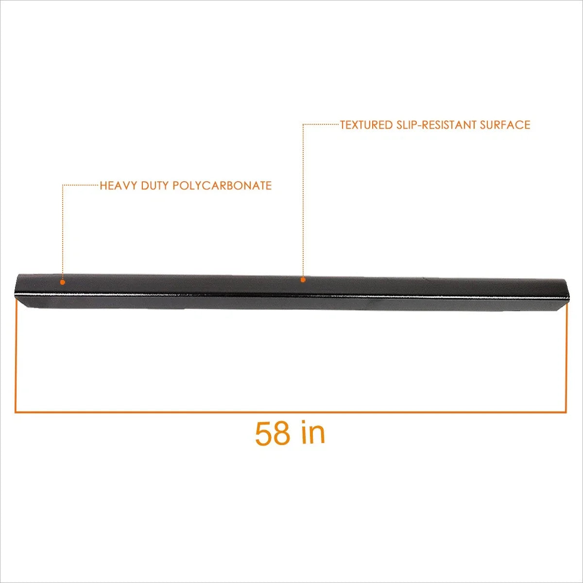 Tailgate Cover Cap Molding for Nissan Frontier 2013 to 2015