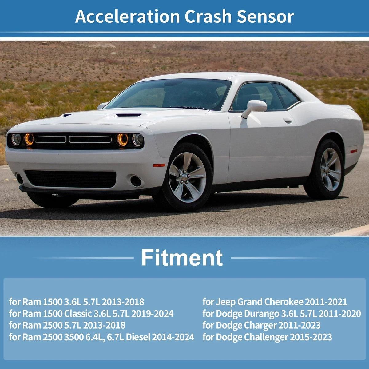 2014-2024 Ram 2500 3500 Acceleration Crash Sensor 6.4L 6.7L Diesel