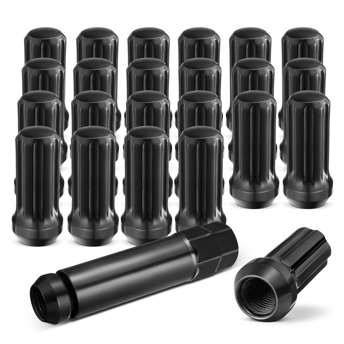 24x Spline Lug Nut Set for Super Duty (14mmx1.5)