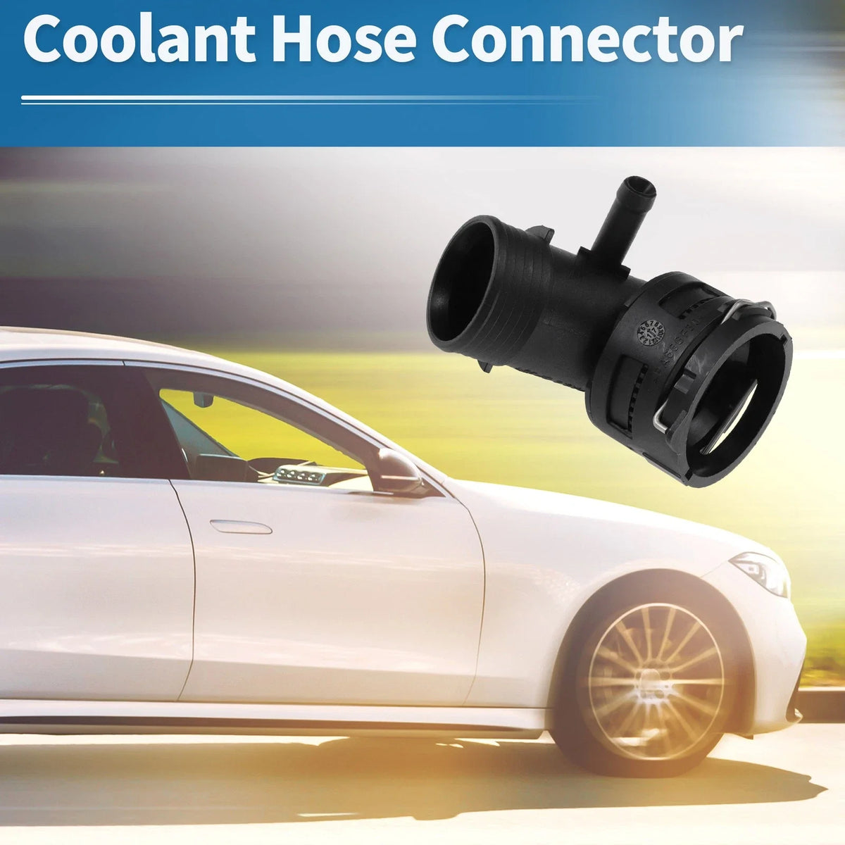 Engine Coolant Hose Connector for Audi Q7 (2016–2023) No. 7L6122291H