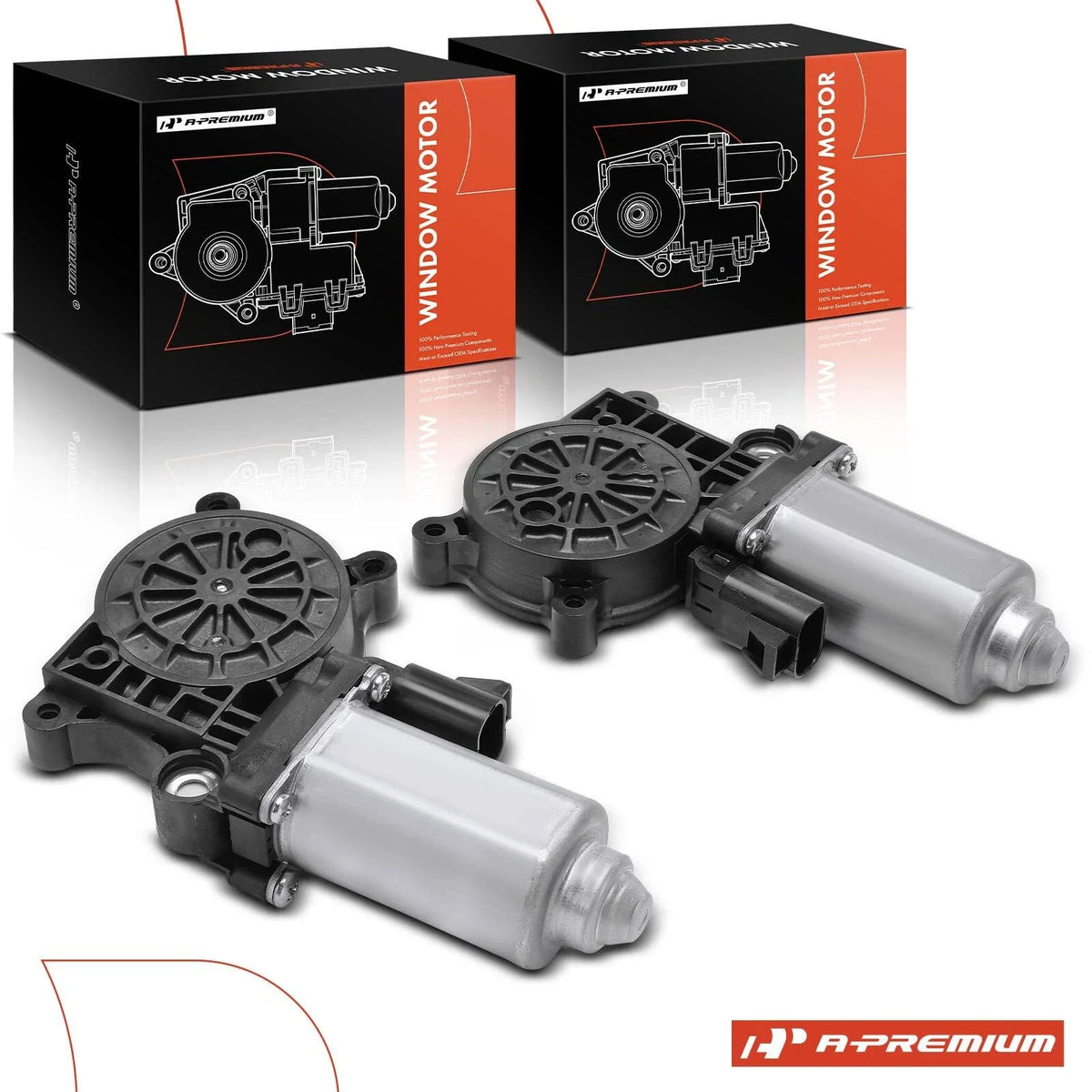 2X Window Motor for Buick Rendezvous (2002–2007) Pontiac Aztek (2001–2005)