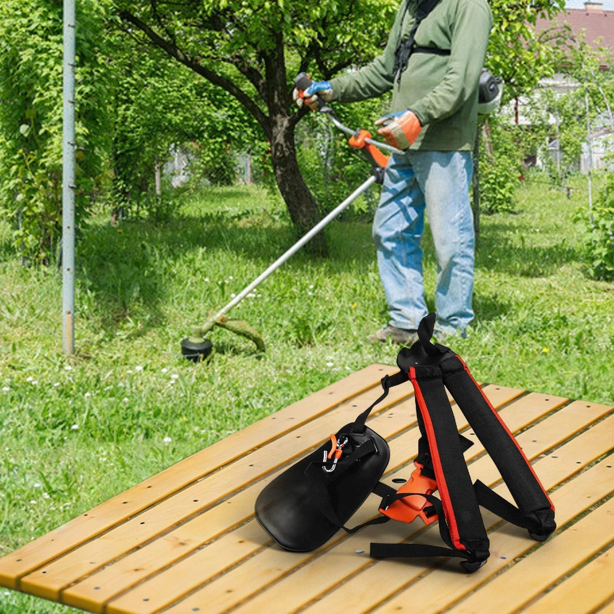 Shoulder Strap for Brush Cutter (Adjustable Pads)