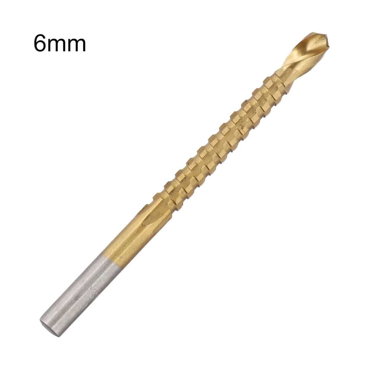 Set of 6 HSS Drill Bits for Wood Metal Plastic