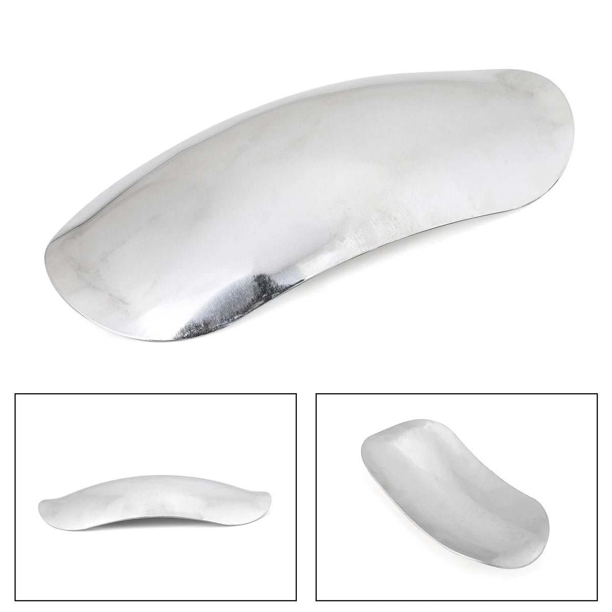 Aluminum Front Fender Mudguard for Motorcycle Wheel - Universal Fit