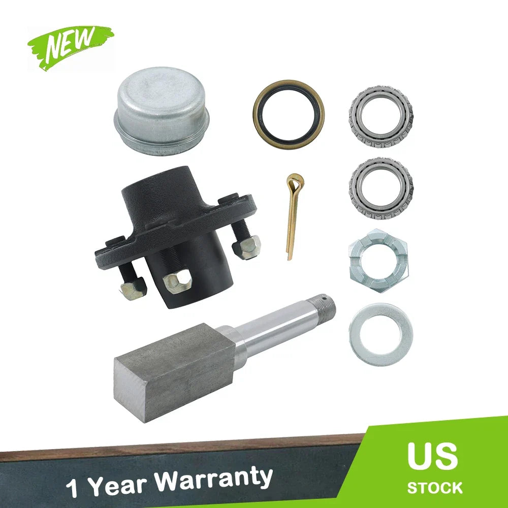 1 PCS Trailer Hub Assembly for 4 on 4' BT16 Spindle