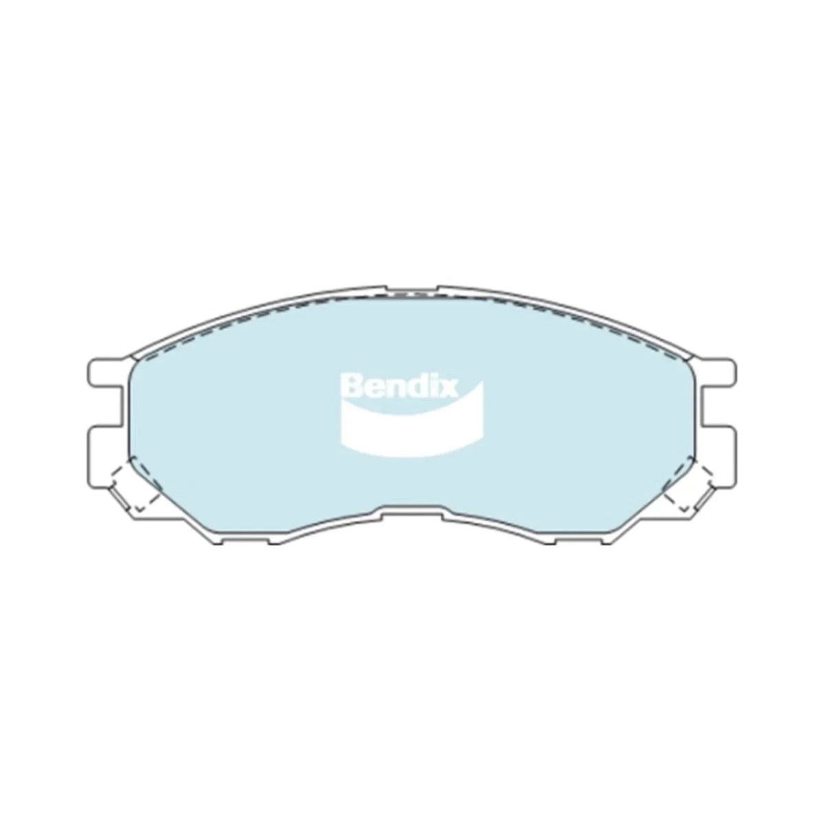 Set of Brake Pads for Mitsubishi Triton 4WD 1996-2000