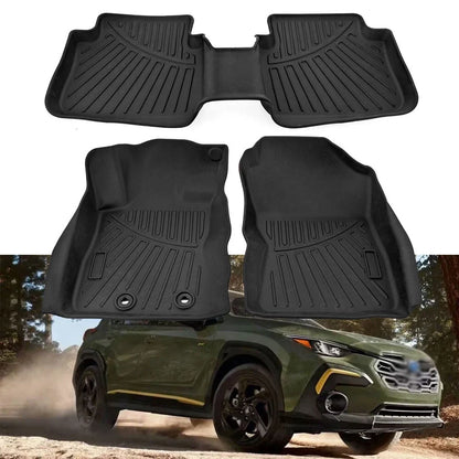 Set of 2 All Weather Floor Mats Liners for Subaru Crosstrek (2024)