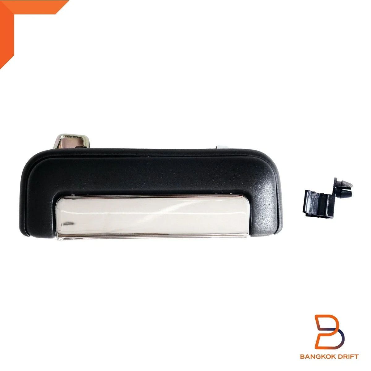Black/Chrome Tailgate Handle for Mitsubishi L200 Triton (1996-2005)