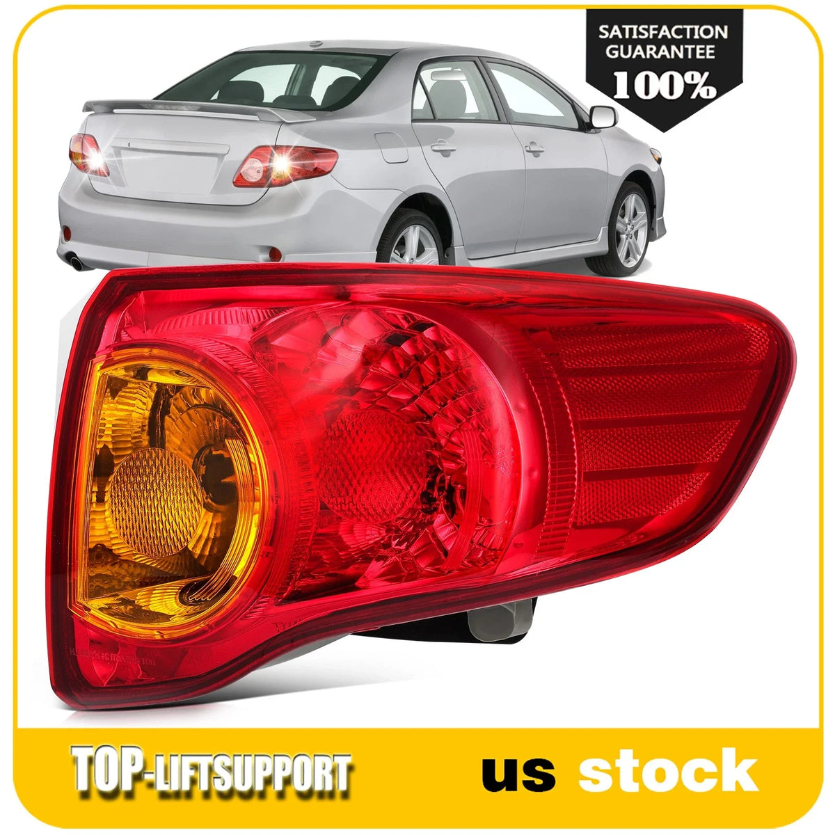 Tail Light Assembly for Toyota Corolla (2009–2010) Right Side