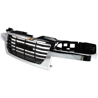 Grille for GMC Canyon (2004–2012) Chrome Shell w/ Black Insert