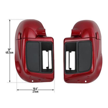 Engine Guard Bar with Lower Vented Fairings for 2014-2023 Harley Road Glide