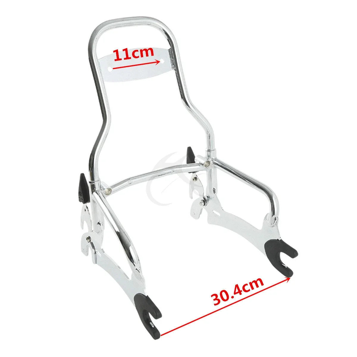 12" Backrest Sissy Bar with Quick Release Spools for 2014-2022 Indian Chieftain