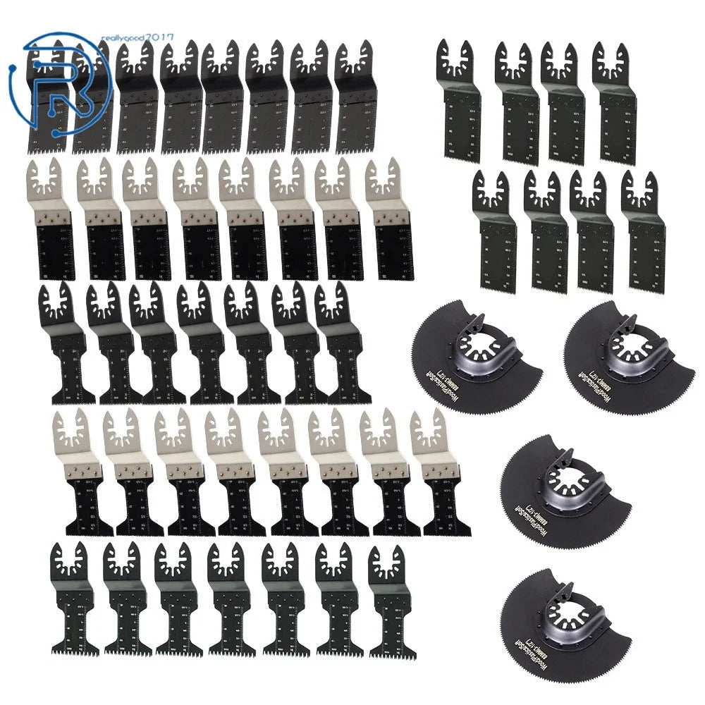 50Pcs Oscillating Tool Blades for Universal Multitool