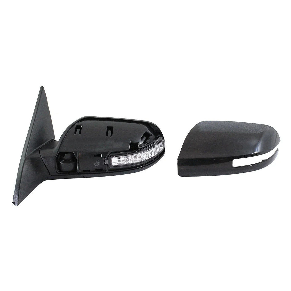 Power Mirror Set with Signal Light, Paintable for Nissan Altima 2007-2012