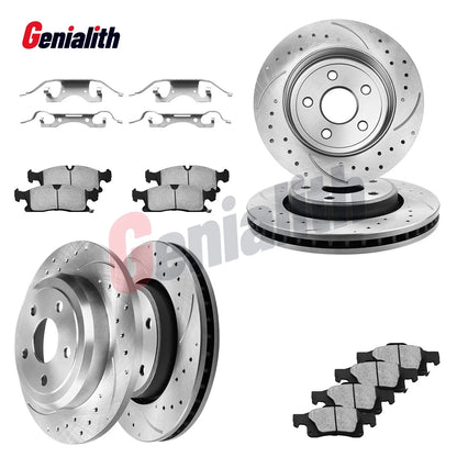 2011-2020 Jeep Grand Cherokee & Dodge Durango Brake Rotors and Pads Kit